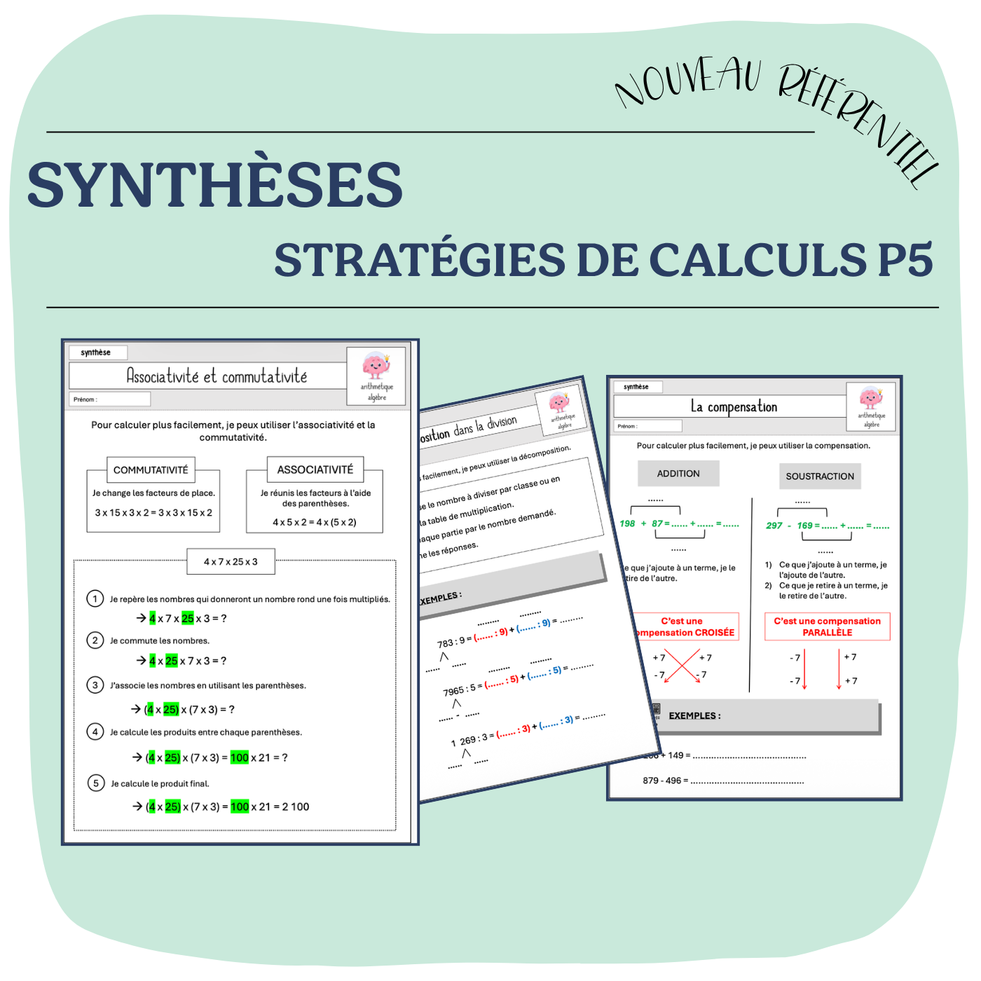 SYNTHÈSES STRATÉGIES DE CALCULS P5