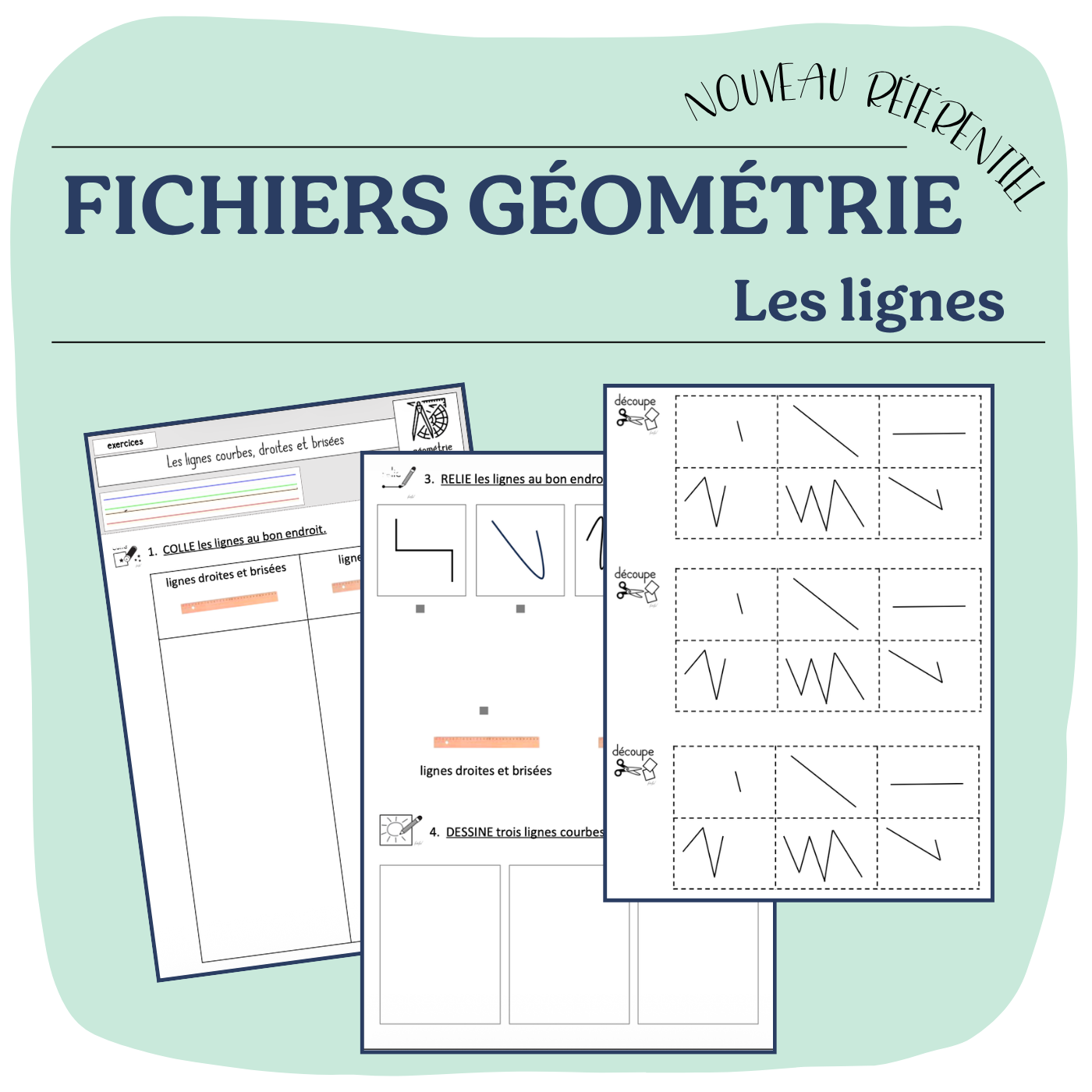 FICHIER géométrie sur les lignes