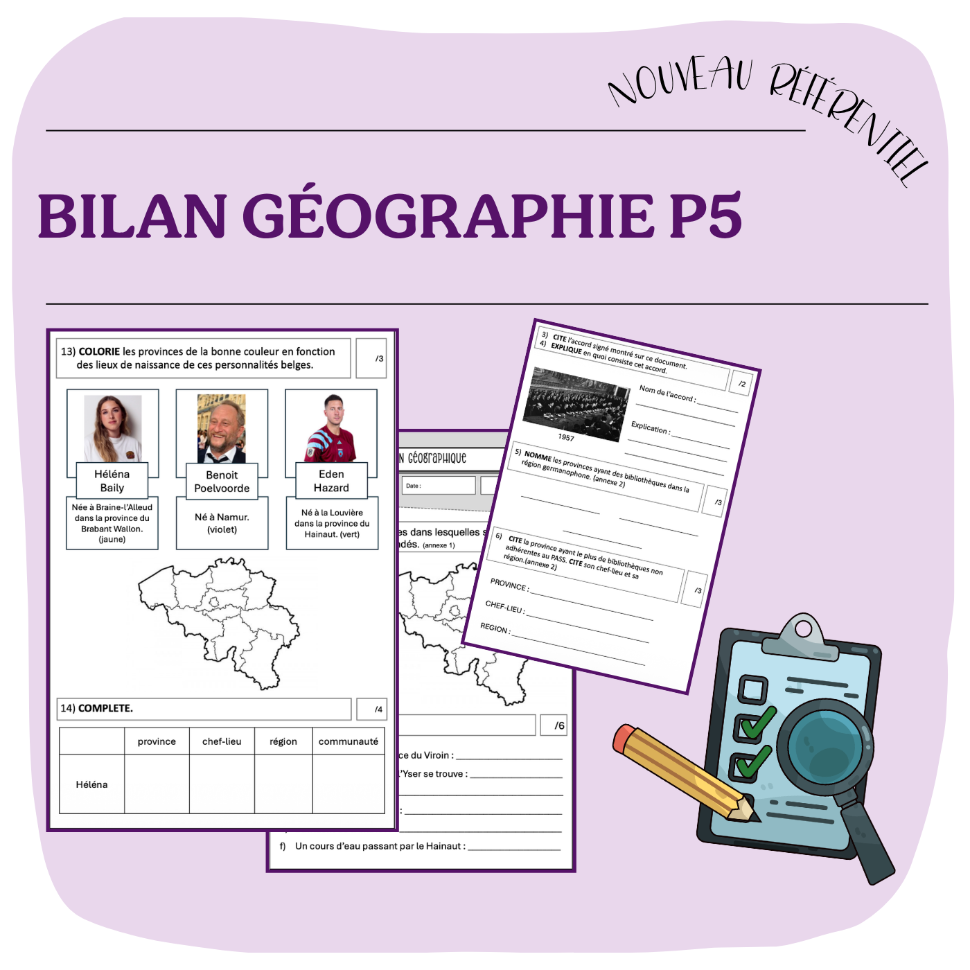 BILAN GÉOGRAPHIE P5