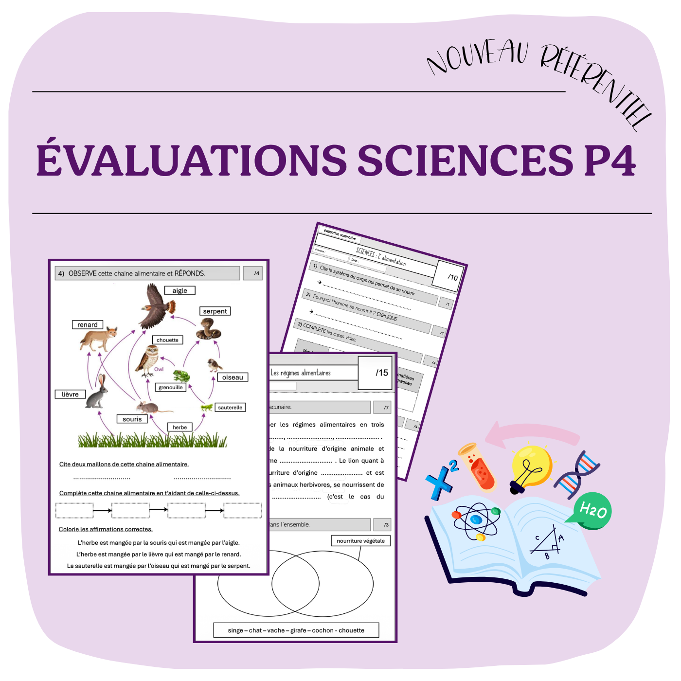 ÉVALUATION SCIENCES P4