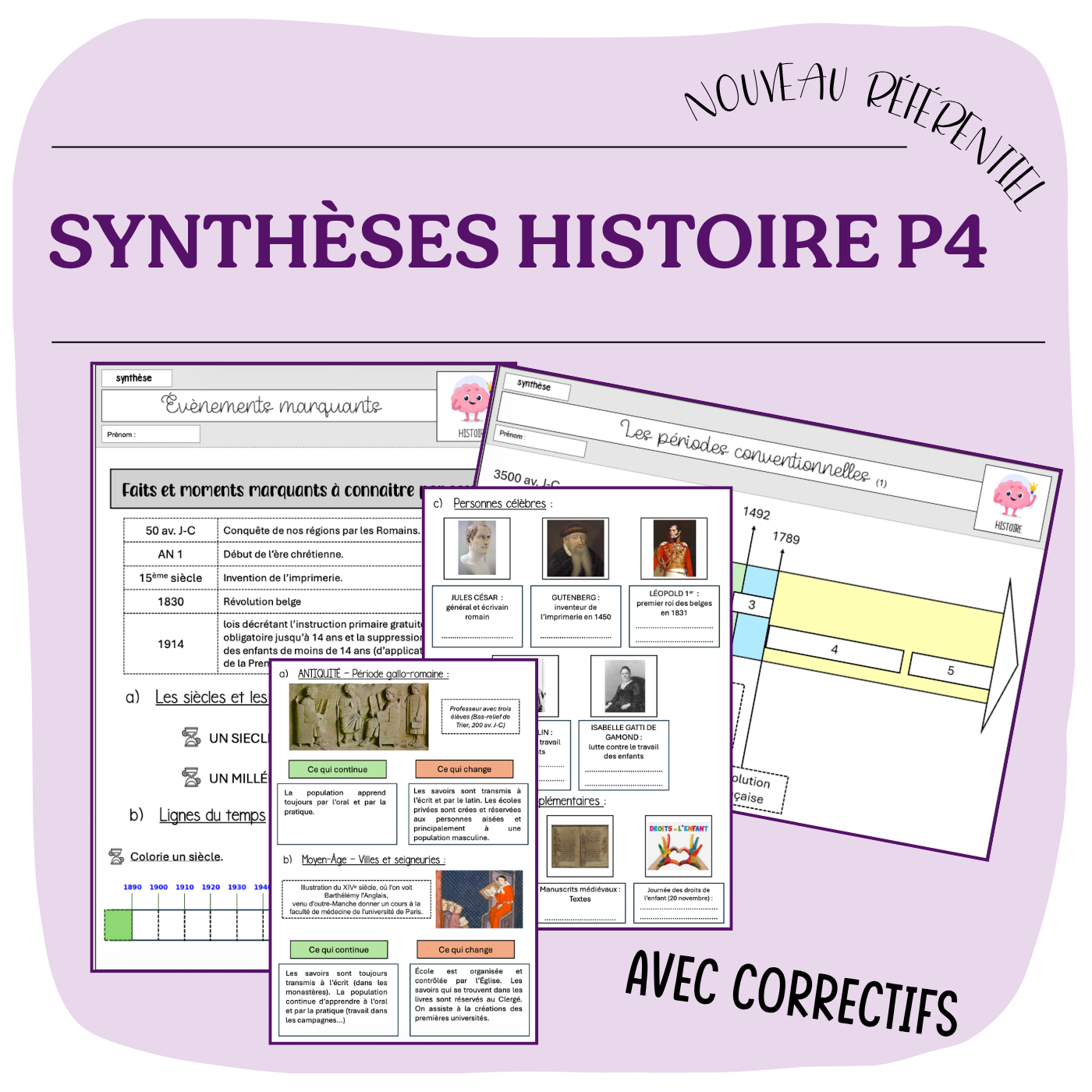 SYNTHÈSES histoire P4
