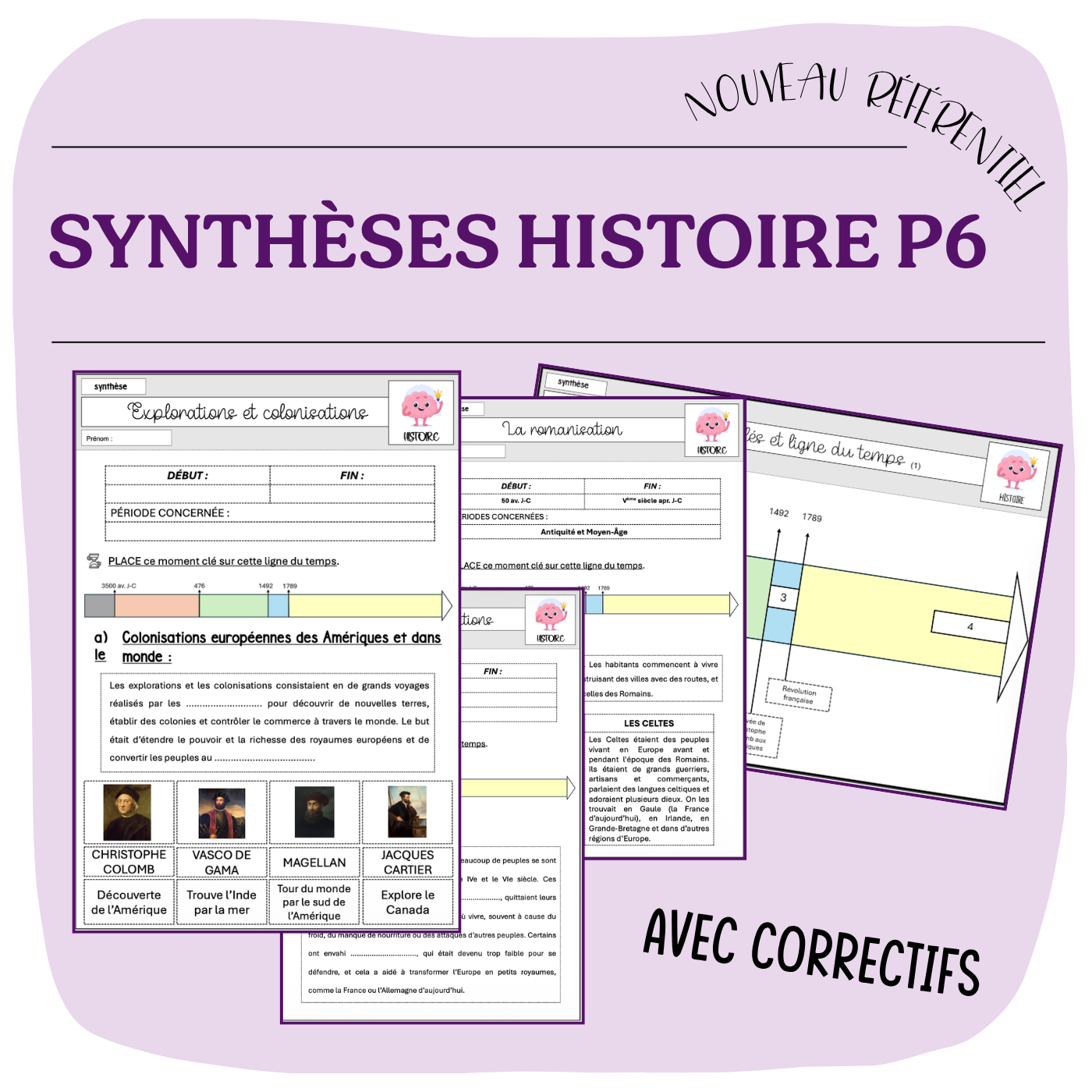 SYNTHÈSES histoire P6