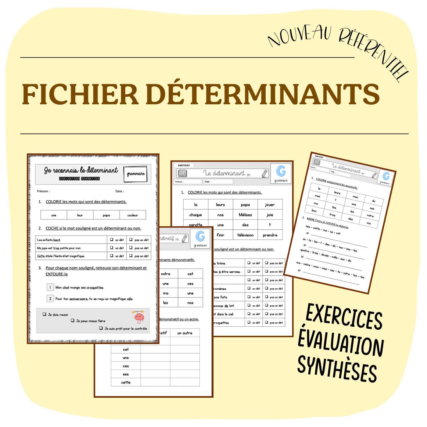 DOSSIER DÉTERMINANTS