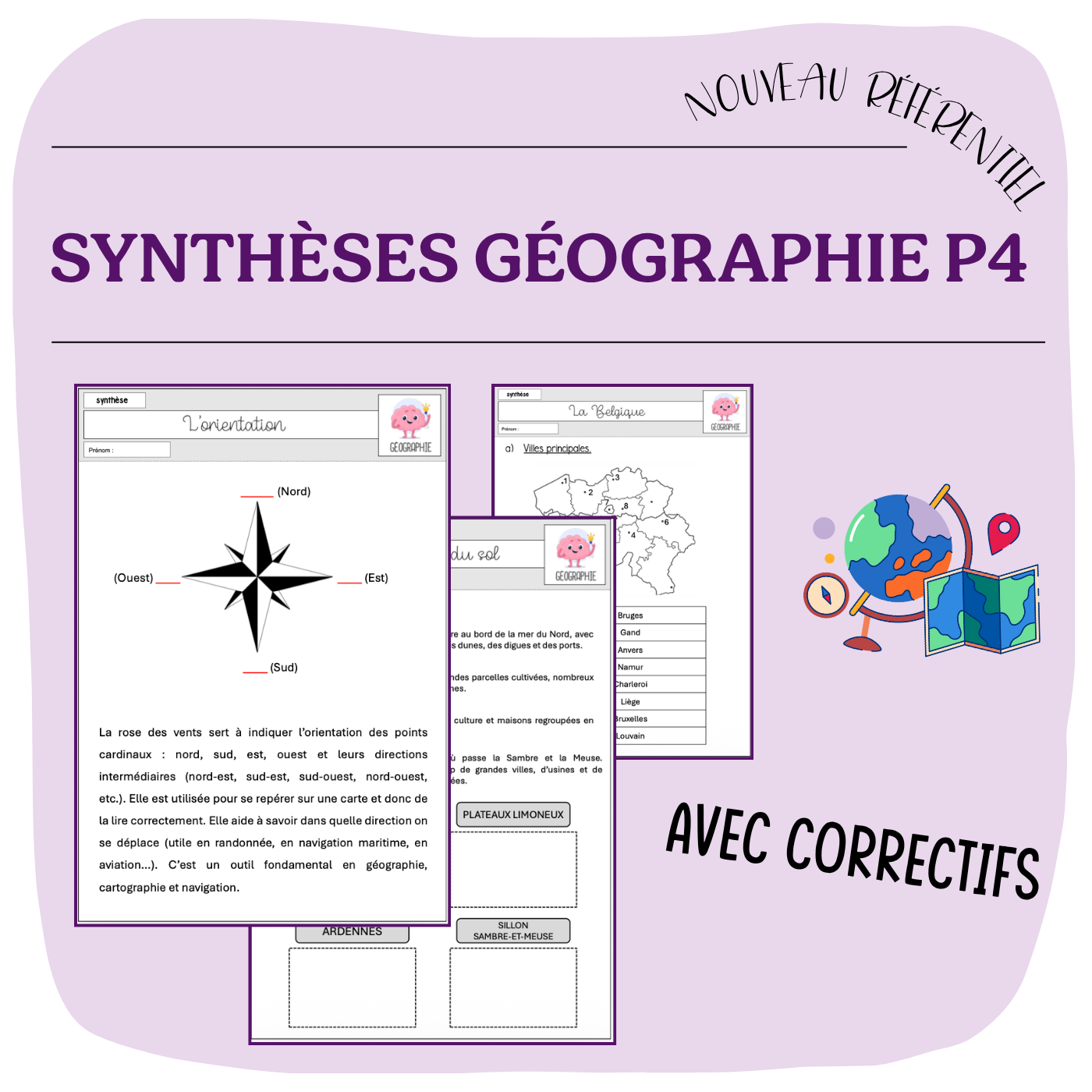 SYNTHÈSES géographie P4