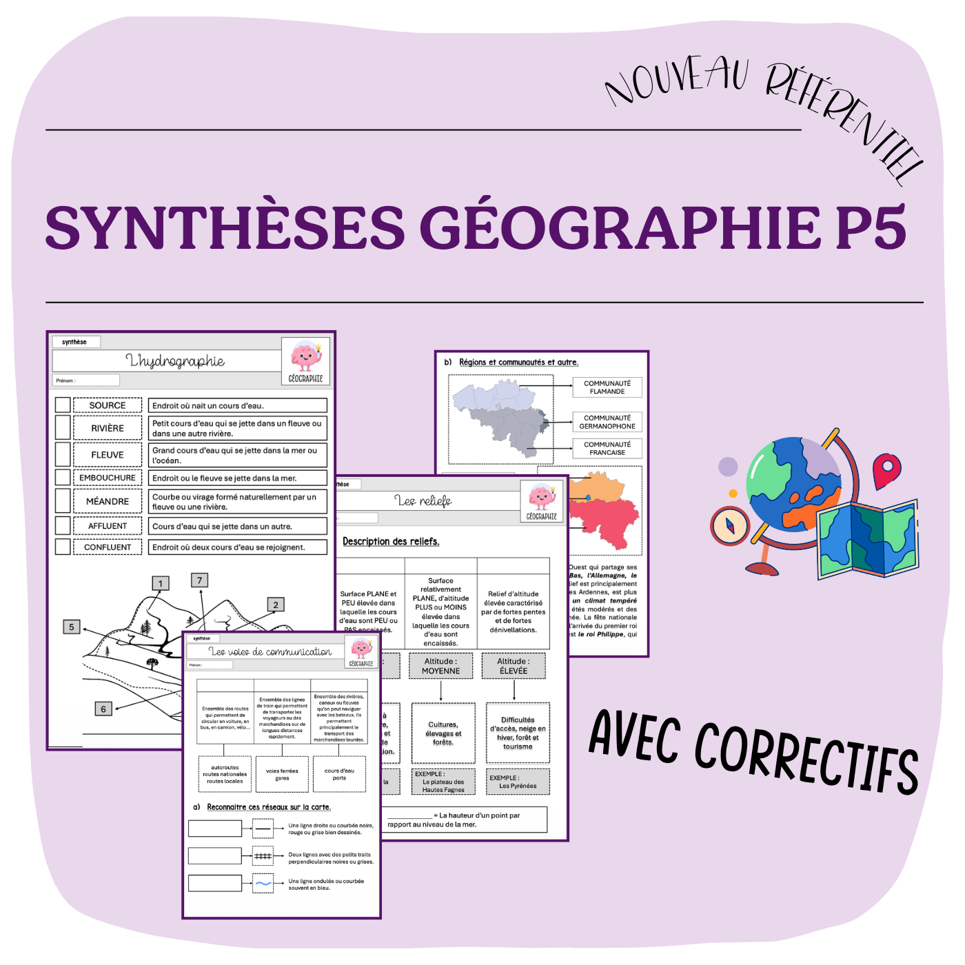 SYNTHÈSES géographie P5