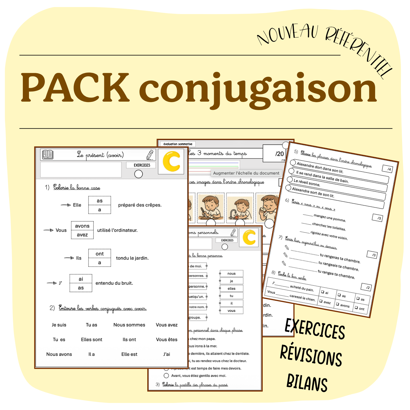 PACK CONJUGAISON P2