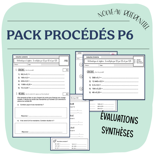 PACK PROCÉDÉS P6