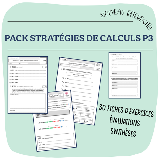 PACK STRATÉGIES DE CALCULS P3