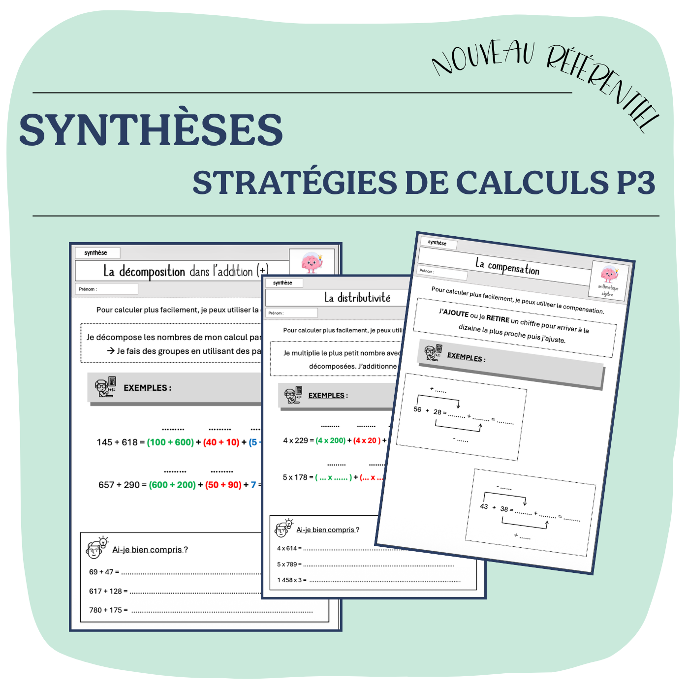SYNTHÈSES STRATÉGIES DE CALCULS P3