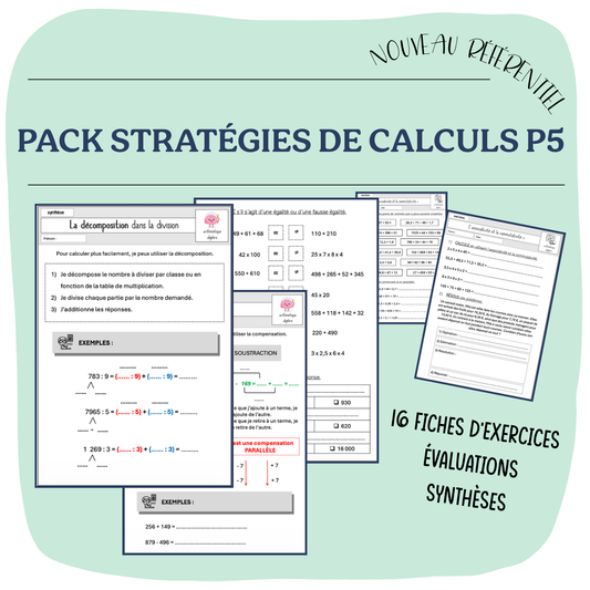PACK STRATÉGIES DE CALCULS P5