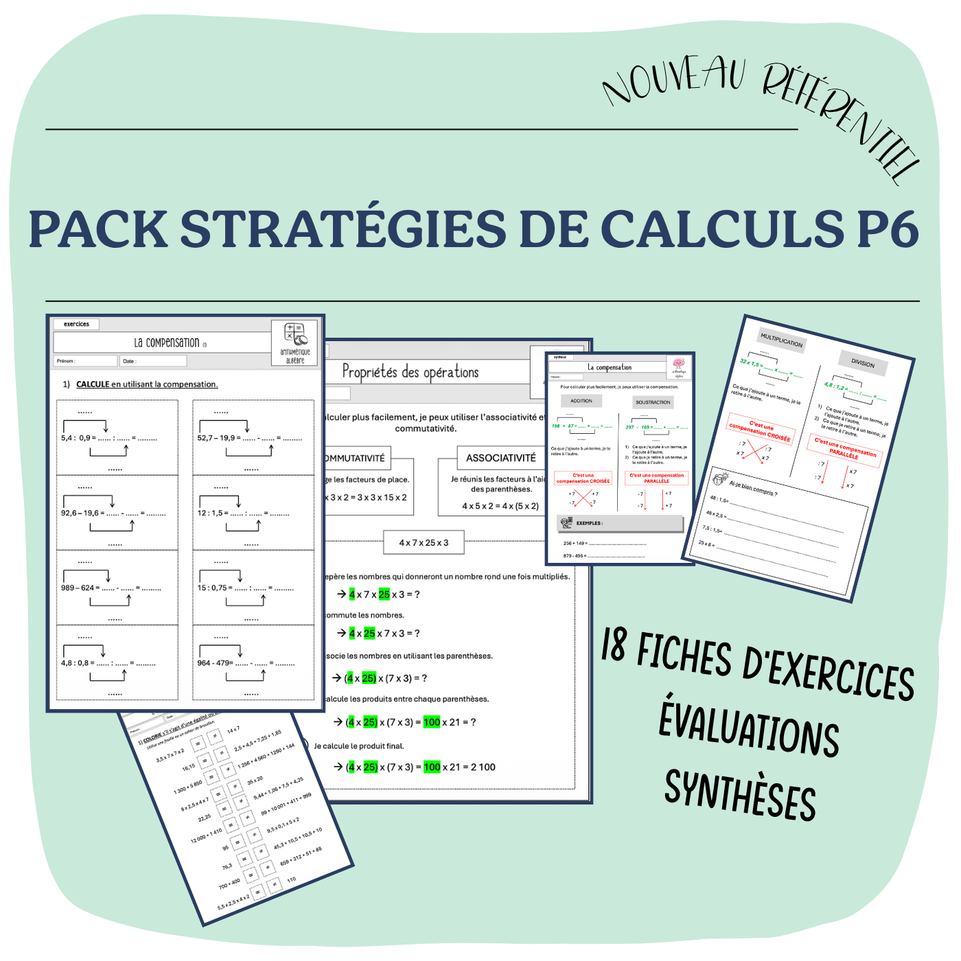 PACK STRATÉGIES DE CALCULS P6