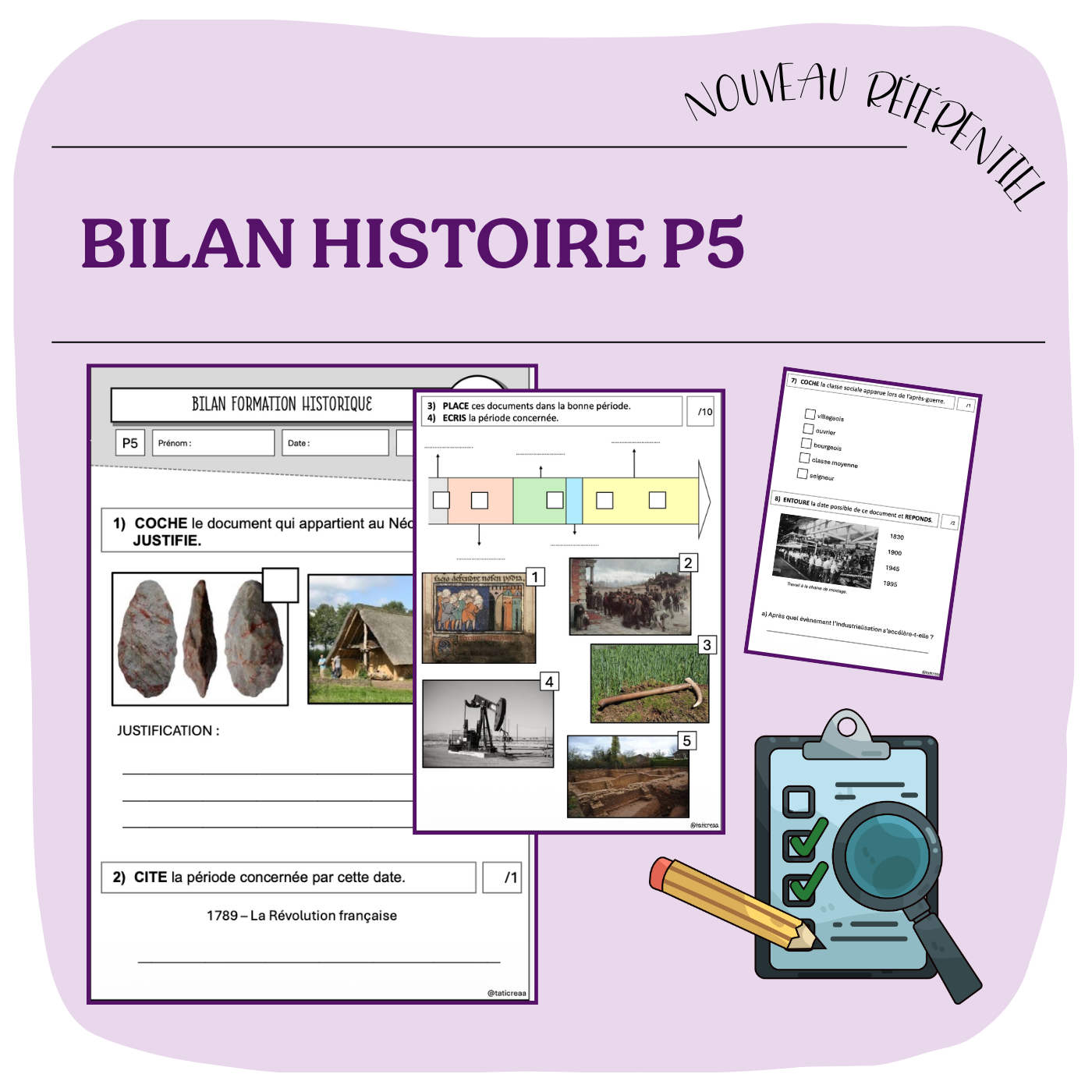 BILAN HISTOIRE P5