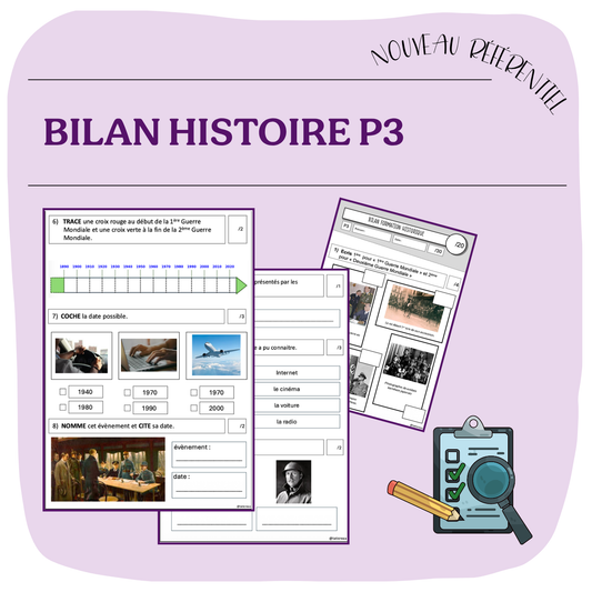 BILAN HISTOIRE P3