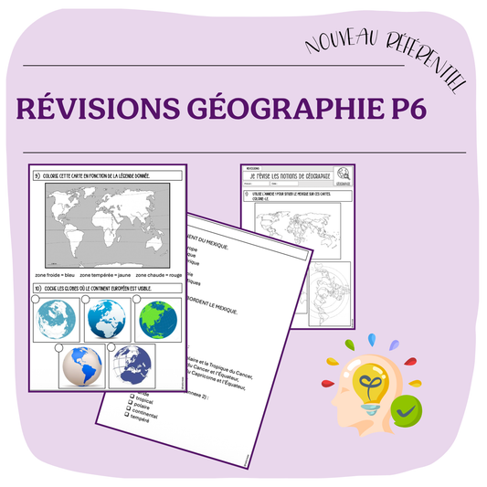 RÉVISIONS GÉOGRAPHIE P6