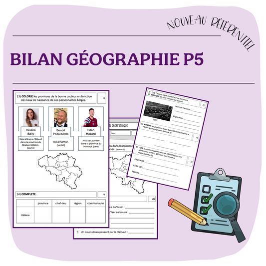 BILAN GÉOGRAPHIE P5
