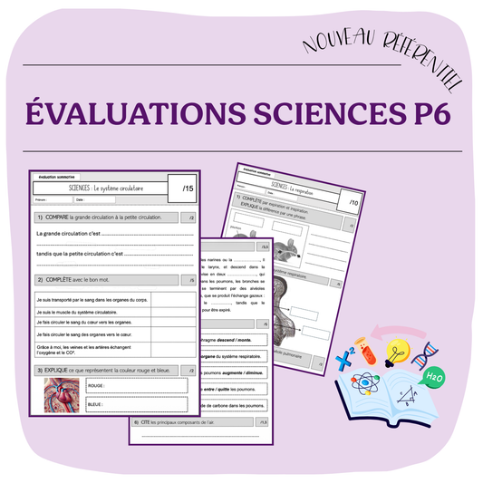 ÉVALUATION SCIENCES P6