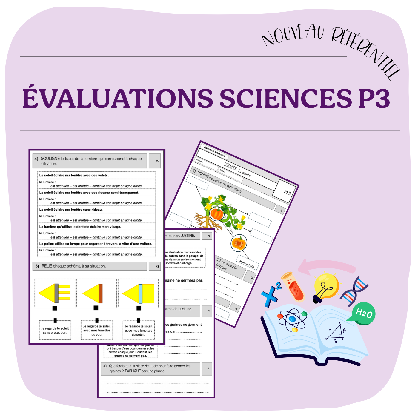 ÉVALUATIONS SCIENCES P3