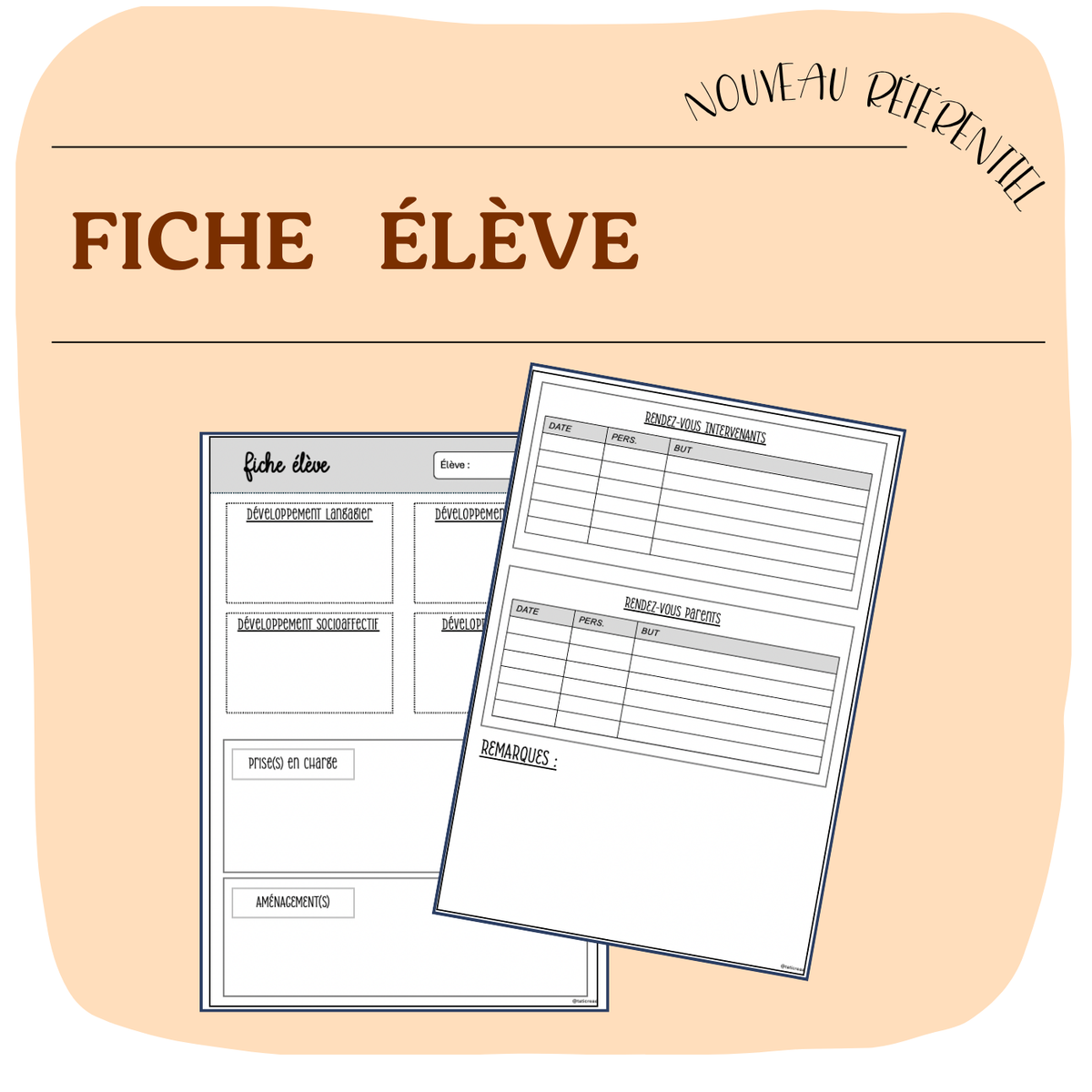 FICHE ÉLÈVE