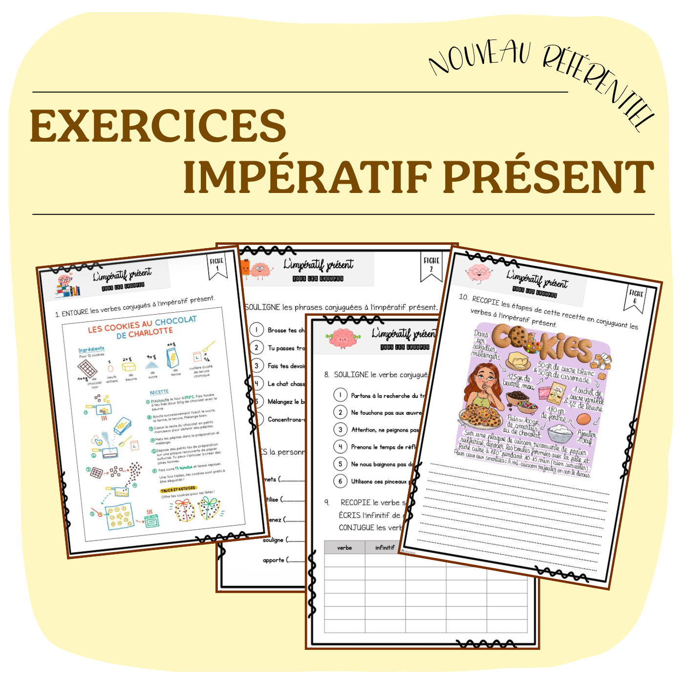 EXERCICES IMPÉRATIF PRÉSENT