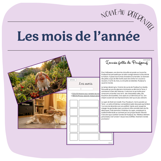 Les mois de l'année