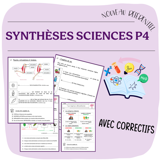 SYNTHÈSES sciences P4