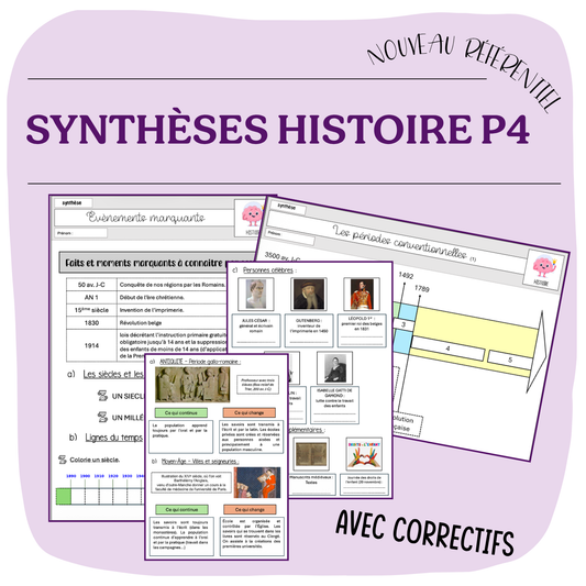 SYNTHÈSES histoire P4