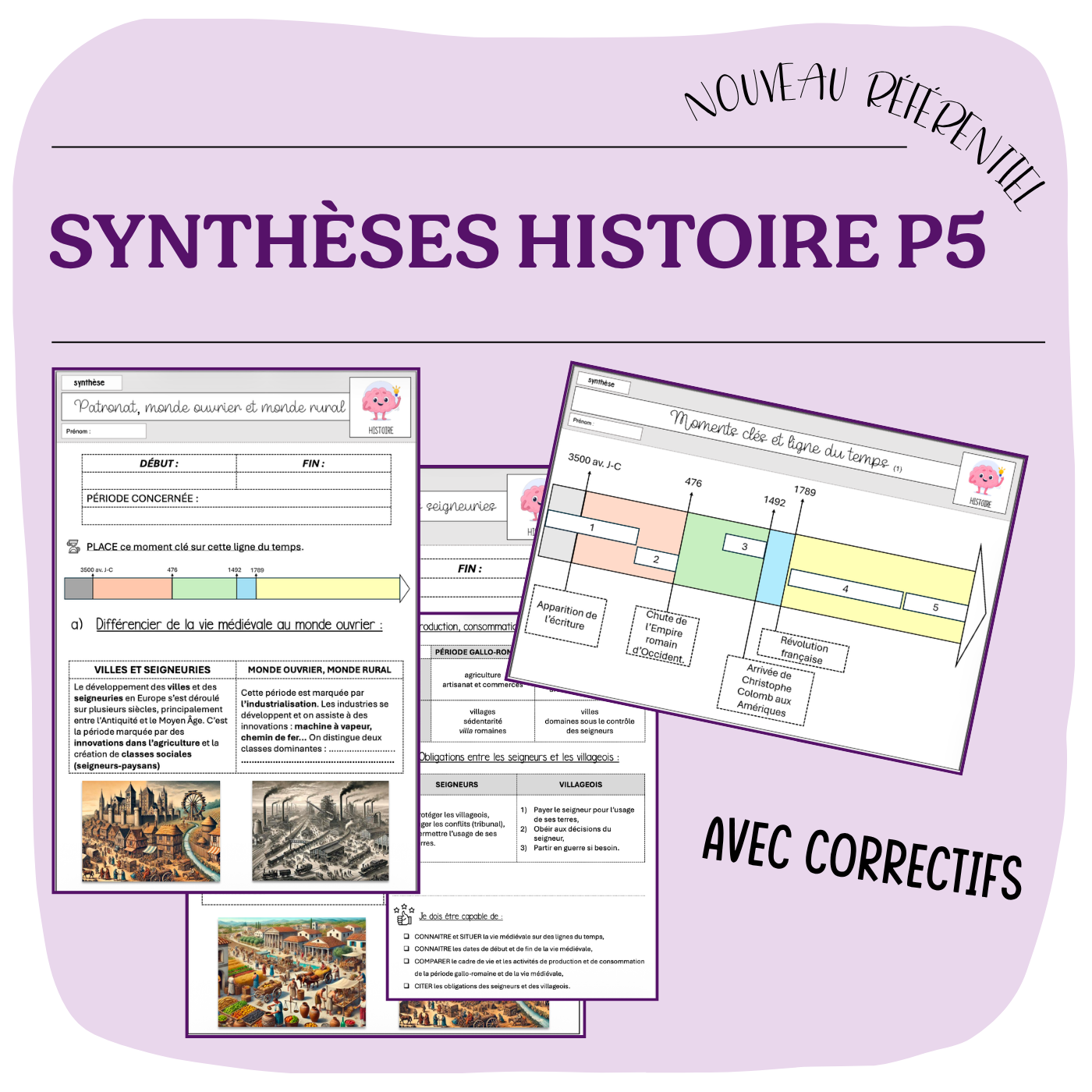 SYNTHÈSES histoire P5