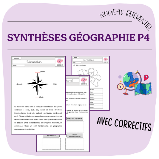 SYNTHÈSES géographie P4