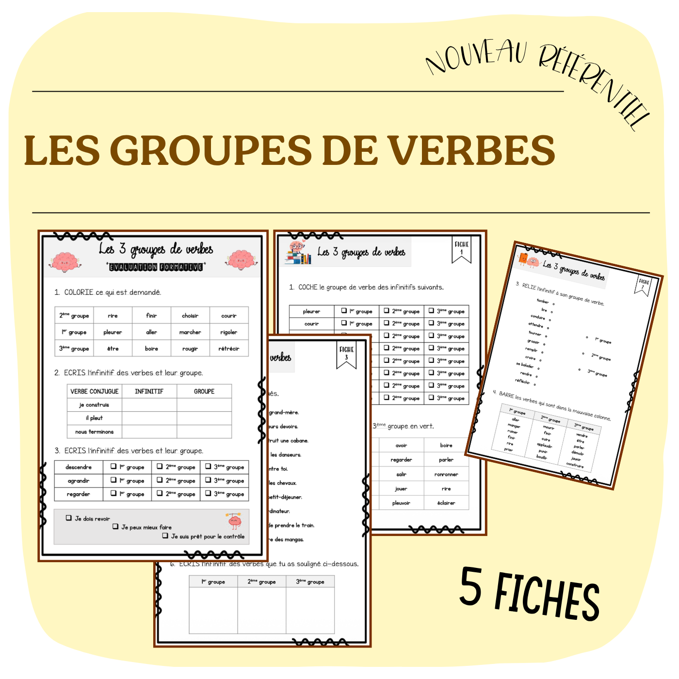 DOSSIER GROUPES DE VERBES