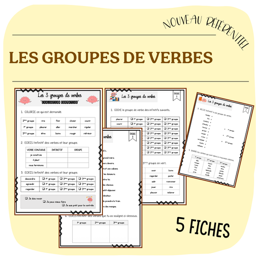 DOSSIER GROUPES DE VERBES