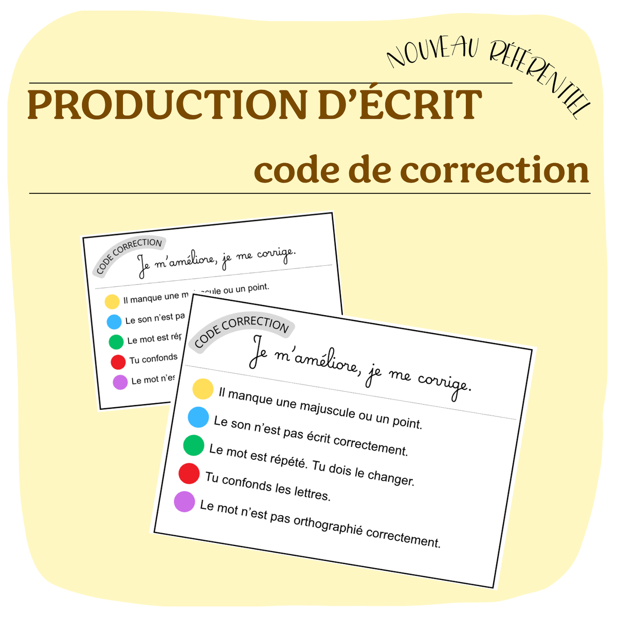 CODE DE CORRECTION