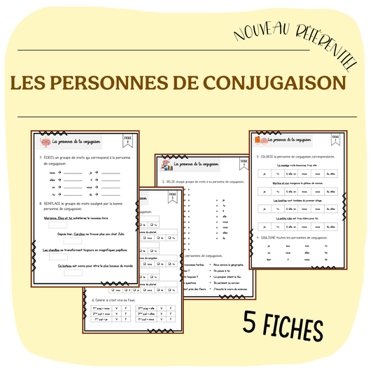 DOSSIER LES PERSONNES DE CONJUGAISON