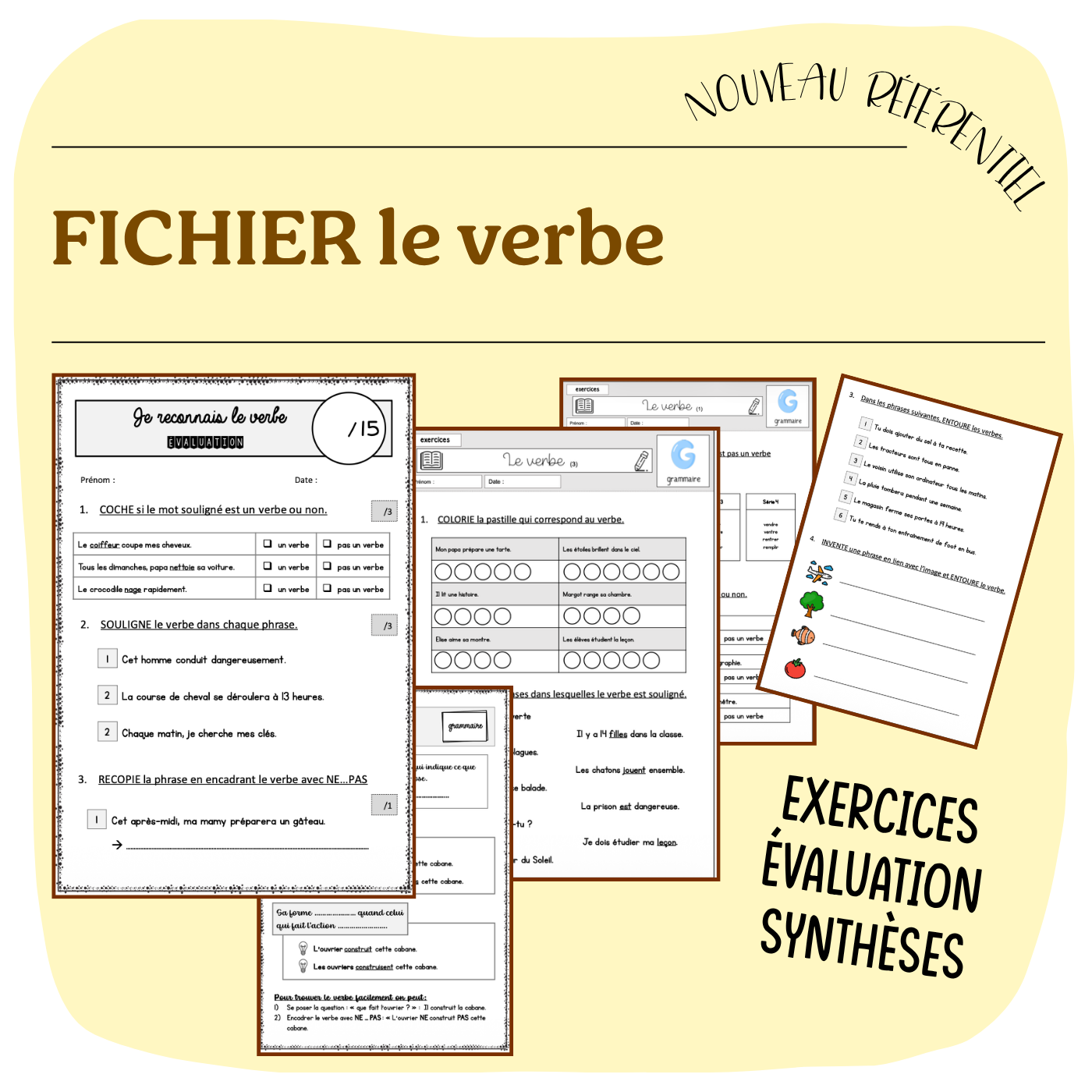 DOSSIER LE VERBE